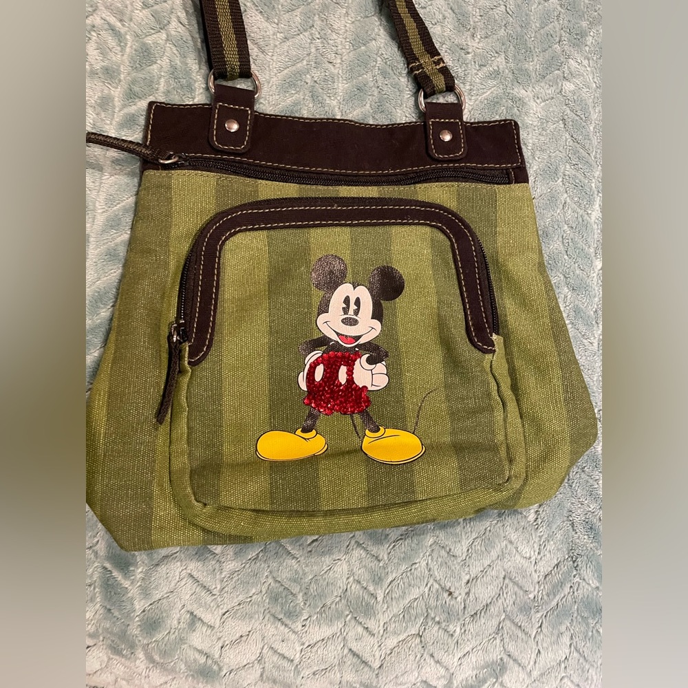 Denim Micky Mouse crossbody